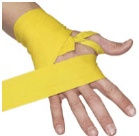 how to wrap hands for boxing 2. step